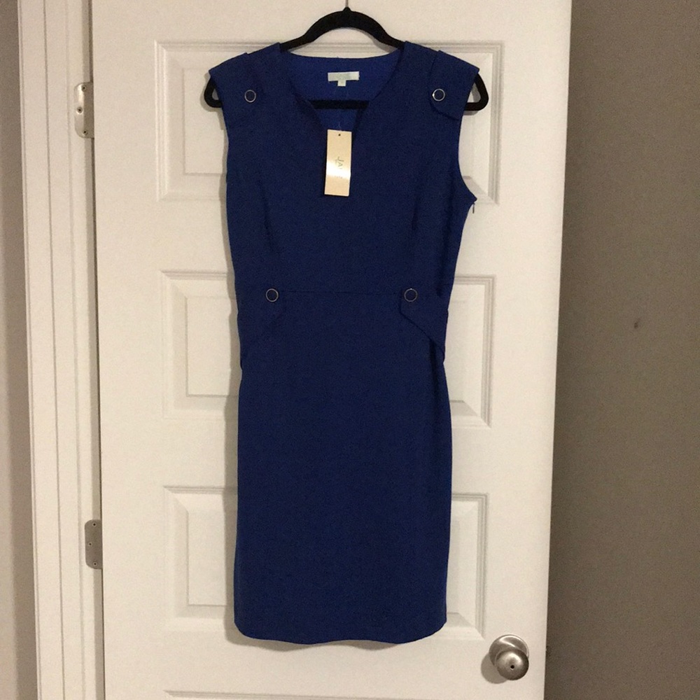NWT Jade Boutique Royal Blue sleeveless sheath Dress Size Medium